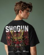 SHOGUN BLACK SAMURAI TSHIRT BACK