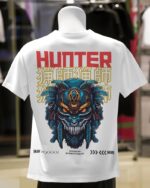 HUNTER TSHIRT WHITE BACKSIDE