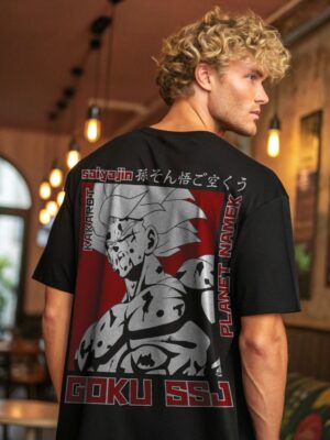 Goku SSJ - Mens Oversized Tshirt