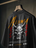 AKUMA BLACK OVERSIZED TSHIRT 1