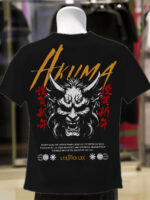 AKUMA BLACK OVERSIZED TSHIRT 3