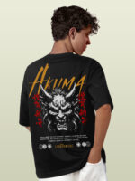 AKUMA BLACK OVERSIZED TSHIRT 4