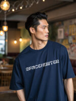 SPACEHUNTER OVERSIZED NAVY BLUE 1