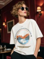 MOUNTAIN EXPLORE WOMENS OVERSIZED TSHIRT 2