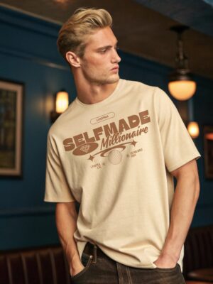 Selfmade Millionaire - Mens Oversized Tshirt